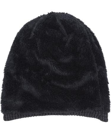 REDESS Unisex Winter Beanie Hat - Knit Slouchy Skull Cap in Black - Buy Online on GoSupps.com