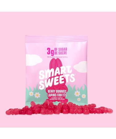 SmartSweets Berry Bunnies gummy Easter candy 50 gram pouches (pack of 14) - Buy Online on GoSupps.com