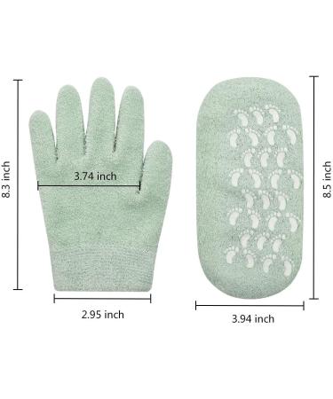 Moisturizing Socks & Gloves Overnight | Gel-Infused Spa Treatment for Dry Cracked Feet & Hands | Essential Oils & Vitamins | Buy Now - Buy Online on GoSupps.com