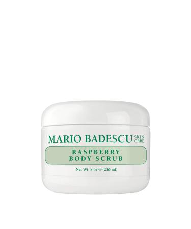 Mario Badescu Raspberry Body Scrub for All Skin Types |Exfoliating Body Scrub that Softens and Renews |Formulated with Raspberry Seeds & Papaya Extract| 8 OZ