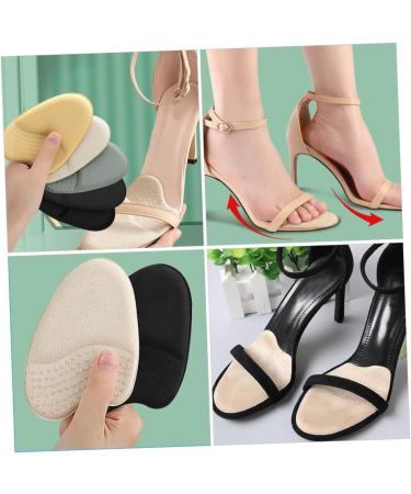 NOLITOY Metatarsal Foot Pads - 3 Pairs Non-Slip Forefoot Shoe Inserts for High Heels | Comfortable Flannel Sole Pads - Buy Online on GoSupps.com