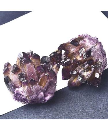 Natural Crystal Rough Home Decor Natural Amethyst Quartz Rock Purple Specimen Stone Home Decor Gifts Natural (Color : Plum Size : 400-500g) (Color : Plum Size : 300-400g) 300-400g Plum - Buy Online on GoSupps.com