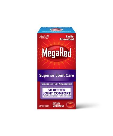 Schiff MegaRed Joint Care 60 Day Supply 60 Softgels - Buy Online on GoSupps.com