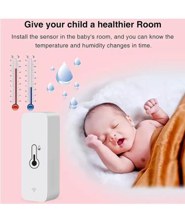 Comboss WiFi Hygrometer Thermometer Sensor - Wireless Temperature & Moisture Monitor for Indoor/Outdoor Use | Remote App Notifications (4-Pack) - Buy Online on GoSupps.com