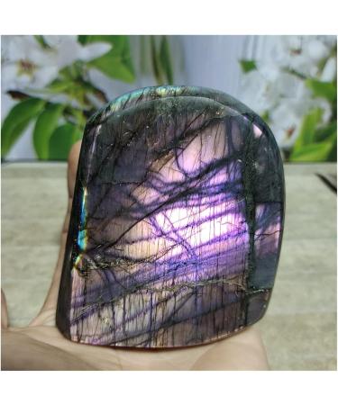 Natural Crystal Rough 650g-700g Natural Purple Light Labradorite Stone Gemstone and Crystal Original Grinding Heal Home Decoration 1pc - Buy Online on GoSupps.com