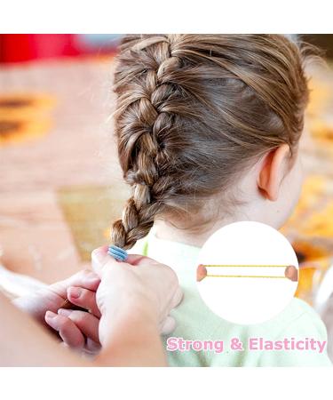 Baset sual 100-Pack Girls Hair Cables & 10-Pack Colored Elastic Hair Ties - Ponytail Ropes for Kids & Women - Buy Online on GoSupps.com