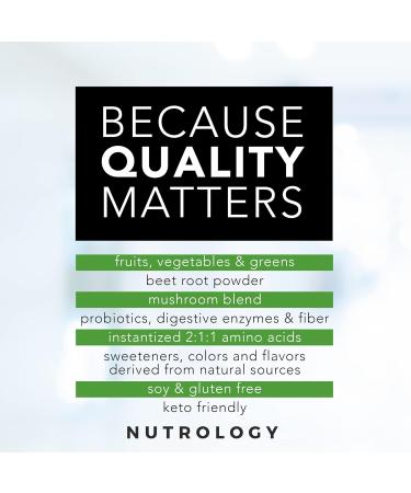 Nutrology Greens & Fruits Powder-Naturally Sourced Superfood Chocolate (30 Servings) BCAA Natural Plant Based BCAA Powder Orange Coconut Flavor (30 Servings) - Buy Online on GoSupps.com