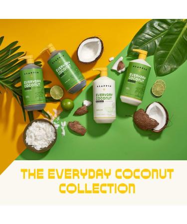 Alaffia EveryDay Coconut Body Lotion - 32 Fl Oz | Moisturizing for Normal to Dry Skin | Soft & Supple Formula - Buy Online on GoSupps.com