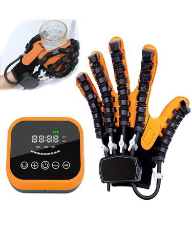 Rehabilitation Robot Gloves Stroke Hemiplegia Rehabilitation Training Equipment Finger Orthosis for Hand Function Recovery(Size:M Color:Left Hand) Medium Left Hand