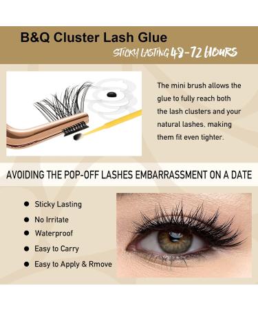 Cluster Lash Glue 5ml - Strong, Latex-Free, Waterproof Black Eyelash Glue - Buy Online on GoSupps.com