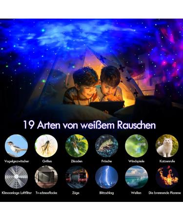 Star Sky Projector with Wireless Music Player | Night Light & Aurora Effect | Remote Control & Timer | Perfect for Adults & Kids Rooms - Buy Online on GoSupps.com