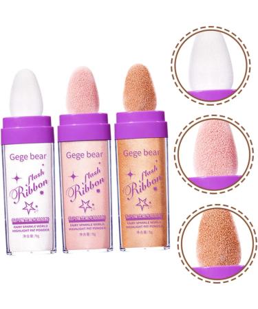 Mikinona Face Glitter 3pcs Highlight Pat Powder Glitter Loose Face Powder Makeup Highlighter Body Makeup Powder Voss Fairy - Buy Online on GoSupps.com