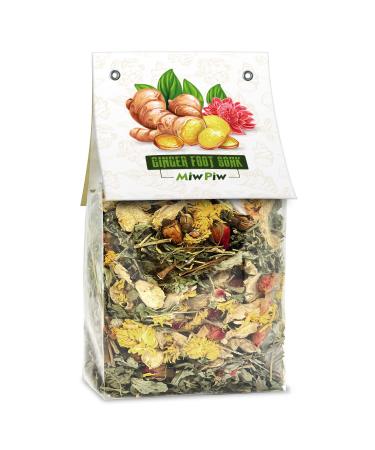 Lymphatic Drainage Ginger Foot Soak- 30 Times of Using Herbal Detox Foot Baths- Sleep & Feel Better Spa Relax All Natural Ingredients Ginger Ginger