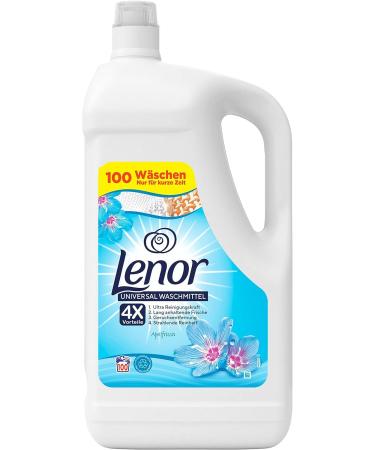 Lenor WM Liquid April Fresh 5L - 100 Washes | Buy Internationally | Premium Fabric Softener - Buy Online on GoSupps.com