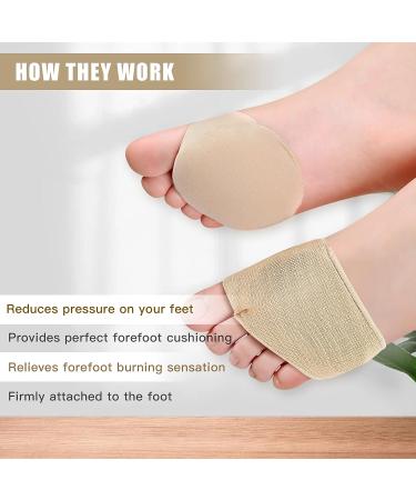Confifill Metatarsal Pads - Forefoot Cushions for Metatarsalgia Relief - Size L (W 8-10, M 9-11) - Buy Online on GoSupps.com