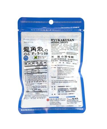 Ryukakusan Mint Herbal Drops - 32 drops - Supports Throat & Respiratory Health - Solstice - Buy Online on GoSupps.com