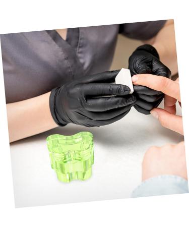 Beavorty glass acrylic nail supplies Manicure Nail Dish nail cups with lids dish for acrylic nails Acrylic Nail Dish nail dish cups nail dish with lid nail art cup crystal bowl thicken 7x5.6cm Green - Buy Online on GoSupps.com
