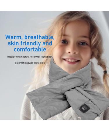 Buy LJCM Electric Heating Scarf - Breathable Cotton Adjustable Neck Pad for Comfort in Office - Gray - International Shipping Available - Buy Online on GoSupps.com