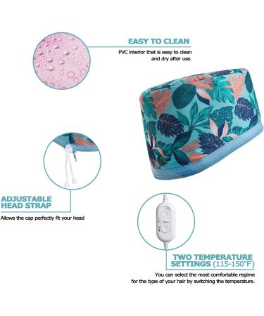 VICARKO Hair Steamer Thermal Heat Cap for Deep Conditioning and Scalp Treatment - Hawaii Blue - Buy Online on GoSupps.com