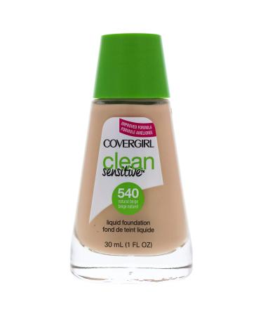 COVERGIRL Clean Sensitive Skin Foundation Natural Beige 1 Count (packaging may vary) - Buy Online on GoSupps.com