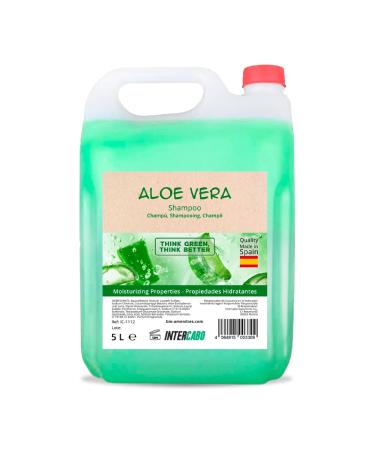 Intercabo - High Quality Aloe Vera Shampoo - 5 Liter Can of Aloe Vera Shampoo - Aloe Vera Shampoo - Natural Shampoo - Shampoo for Accommodation - 5l Shampoo