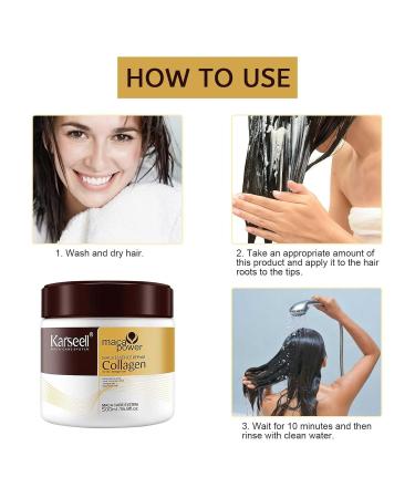 Karsell Collages Hair Treatment 500ml - Deep Repair Argan Oil & Collagen Hair Mask for Dry Damaged Hair - Buy Online on GoSupps.com