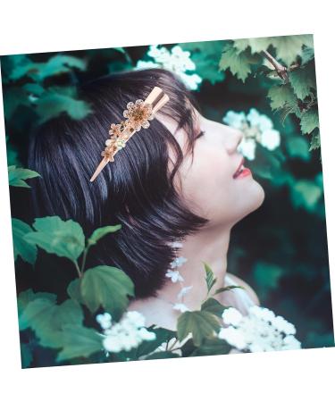 minkissy hair accessories accessories large hair clip hairpin hair barrettes sharp mouth clip Hair up large unique hair clips Diamond Metal clip party hair clips cheongsam women's Miss - Buy Online on GoSupps.com