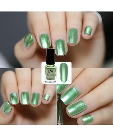 Metal Nail Polish - 6PC Mirror Nail Varnish - Quick Drying Mirror Nail Varnish - Light Pink Dark Pink Silver Rose Gold Blue Green Metallic Effect Nail Polish No UV Needed - Buy Online on GoSupps.com