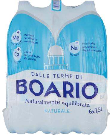 ACQUA BOARIO NATURALE 150 cl. PET - Pacchi da 6 bottiglie - Buy Online on GoSupps.com