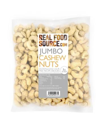 RealFoodSource Cashew Nuts Whole Jumbo 250g