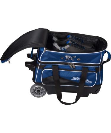 KR Strikeforce Royal Flush Double Roller Bowling Bag - Deluxe Features, Smooth Ride - Buy Online on GoSupps.com