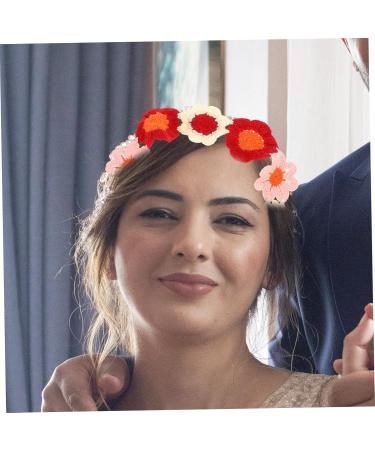 Holibanna Flower Headband Crochet Bandana for Women Crochet Bandana Headband Headscarf for Girl Bandana Headbands Women Hair Accessories Head Bandana for Women Hair Bandana Crochet Headbands - Buy Online on GoSupps.com