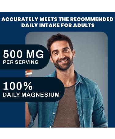 Magnesium Complex Supplement Provided by 1000mg of Eight Different Forms of Magnesium Easy Absorption for Bones Muscle Recovery Energy Vegan Non-GMO120 Capsules (1pcs) - Buy Online on GoSupps.com