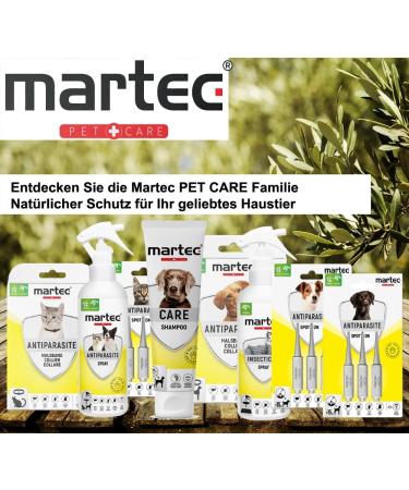 Martec Pet Care Spot On for Dogs (1-15 kg) - Plant-Based Flea Tick & Lice Treatment for 18 Weeks - Buy Online on GoSupps.com