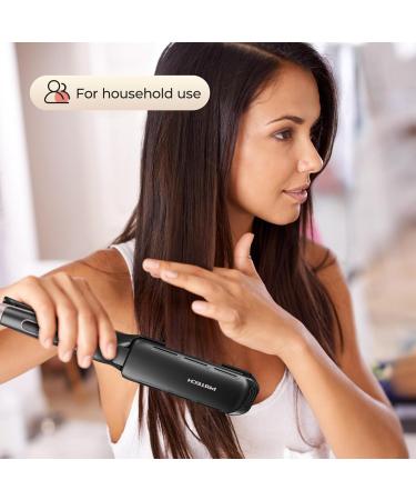 PRITECH Professional Hair Straightener - 1.77-inch Titanium Flat Iron with 5 Adjustable Temperatures Dual Voltage for Frizz-Free Hair - Shop Now - Buy Online on GoSupps.com