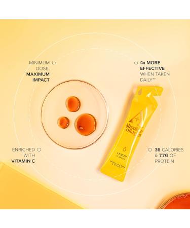 Absolute Collagen Marine Liquid Supplement for Women - 8000mg Collagen - Original Lemon Flavor - 14 Sachets - Buy Online on GoSupps.com