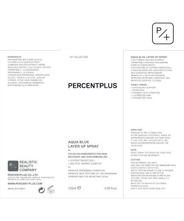 Aqua Blue Layer Up Facial Mist - Hydrating Coppertripeptide-1 Skin Care | Antioxidant Support & Daytime Moisture - 4.05 fl oz - Buy Online on GoSupps.com