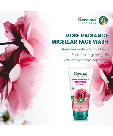 Himalaya Rose Micellar Make Up Removing Face Wash For Soft and Glowing Skin 150ml - Buy Online on GoSupps.com