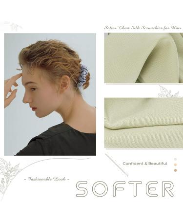 Satin Scrunchies for Women - 6PCS Soft Hair Ties in Spring Colors - Buy Online on GoSupps.com