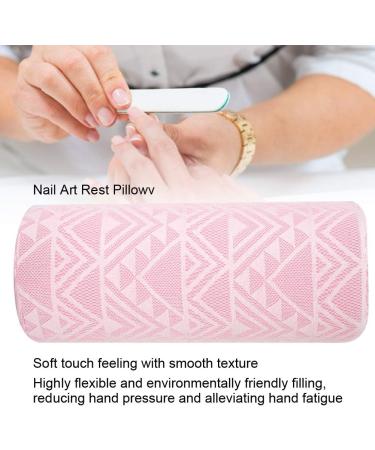 Nail Art Pad Not Deformed For A Long Time Exquisite Appearance Comfortable Experience Unique Design Nail Art Cushion Manicure Store Woman for Home(Pink geo Pink Geometry - Buy Online on GoSupps.com