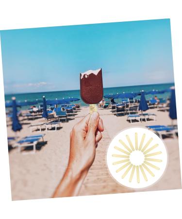 STOBOK 20pcs Ice Cream Stick Silicone Molds Popsicle Sticks for Crafts Jumbo Lollipop Diy Mold Giant Cake As Shown 7X1CM - Buy Online on GoSupps.com
