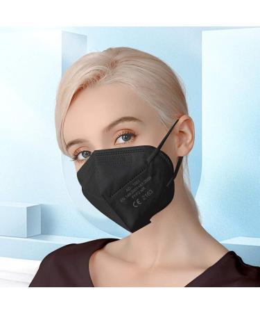 Lexuslance 20 Black L ne FFP2 Masks | CE EN149:2001 + A1:2009 | Stylish & Secure | 4 Sealed Bags of 5 Masks - Buy Online on GoSupps.com