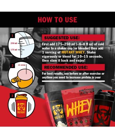 Mutant Whey Protein - 10lbs Cookies & Cream - Premium Quality | International Shipping - Buy Online on GoSupps.com