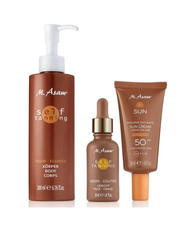 M. Asam Sun Self Tanning Fluid 200ml - Natural Long-Lasting Self-Tanner for Body | Moisturizing Formula with Immediate & Long-Term Effects - International Shipping Available - Buy Online on GoSupps.com