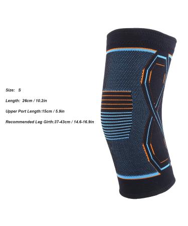 Sports Knee Brace | Nylon Compression Knee Sleeve & Adjustable Strap | Running & Fitness Support (S - Buy Online on GoSupps.com