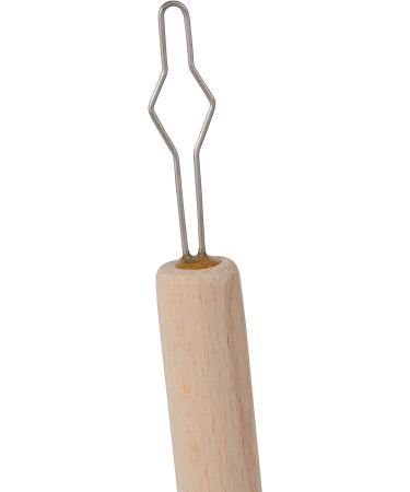 DMI Dressing Stick | Button Hook and Zipper Pull | Wood Handle | Mobility Dressing Aid - Buy Online on GoSupps.com
