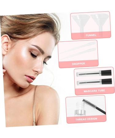 Healeved 2 Sets Empty Mascara Tube Kit Empty Mascara Tube and Wand Empty Eyelash Cream Bottle Plastic Black - Buy Online on GoSupps.com