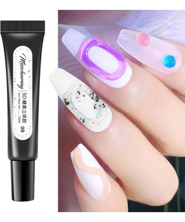 Nail Polish Gel - Nail Gel Highly Pigmented Nail Polish Gel Create Various Manicures for Manicure Art Design Enjoy Stereo Adhesive Nail Polish Gel for Lover Girl Mother 09 - Buy Online on GoSupps.com