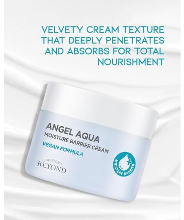 BEYOND Angel Aqua Moisture Barrier Cream - Vegan Deeply Nourishing Face Moisturizer (Pack of 2 5.1 fl oz Each) with Hyaluronic Acid & Shea Butter for Ultimate Hydration - Buy Online on GoSupps.com