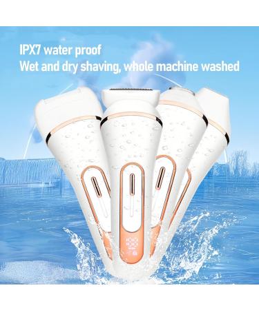 Syrisora 4 in 1 Hair Cutting Kit for Women IPX7 Styling Safe for Bikini Armpit Legs with Foot Grinder Shaving Head for Lips - Buy Online on GoSupps.com